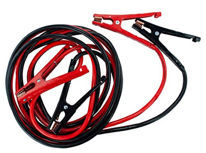 Heavy Duty Jumper Cables VP Racing - 16 ft. 6 Gauge for Car Battery Automotive Booster Cables With Vice Clamps for Jump Starting Dead or Weak Batteries with Carrying Bag Included - Cars, Trucks, SUVs