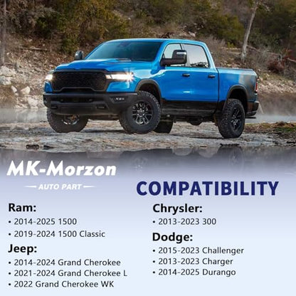 845RE 8HP70 8HP75 Transmission Oil Pan Kit Compatible with Ram 1500 Classic J-eep Grand Cherokee L WK Dodge Challenger Charger Chrysle 300 Transmission Oil Pan with Gasket Bolts Replace# 265-850