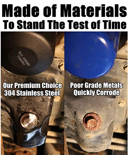 Votex - Made in USA - M18 x 1.5MM Magnetic Engine Magnetic Oil Drain Plug fits BMW, Land Rover, Porsche, Volvo - Stainless Steel - Part Number DP007 - size: M18-1.5 Magnetic Drain Plug