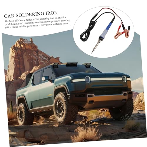 1set Car Soldering Iron Kit Clips Dc Electric Welding Tool for Automotive Repairs and Projects Easy to Use Efficient Heating Design