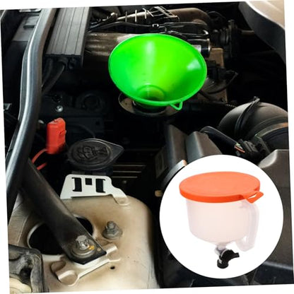 Unomor Spill Coolant Filling Kit Radiator Funnel with Valve Plastic Cooling System Tool for Automotive Radiator Maintenance and Fluid Handling