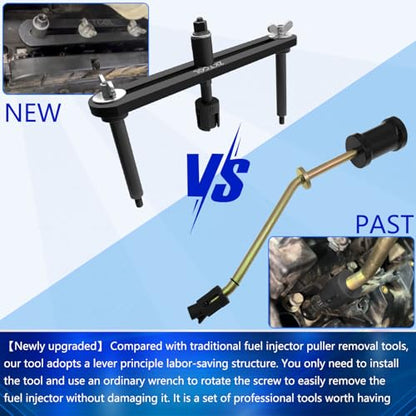 ZKTOOL New Upgraded Version Fuel Injector Puller Removal Tool Compatible with Land Rover Jaguar 3.0L 5.0L Gasoline Engine, Easily Remove Fuel Injectors Without Damage, Replaceable 310-197 - color: PLUS 310-197