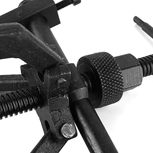 Qiilu Bearing Puller, 3 Jaw Bearing Puller Bushing Gear Extractor Wheel Bearing Puller Heavy Duty Automotive Machine Tool Kit for Car SUV 200mm Long
