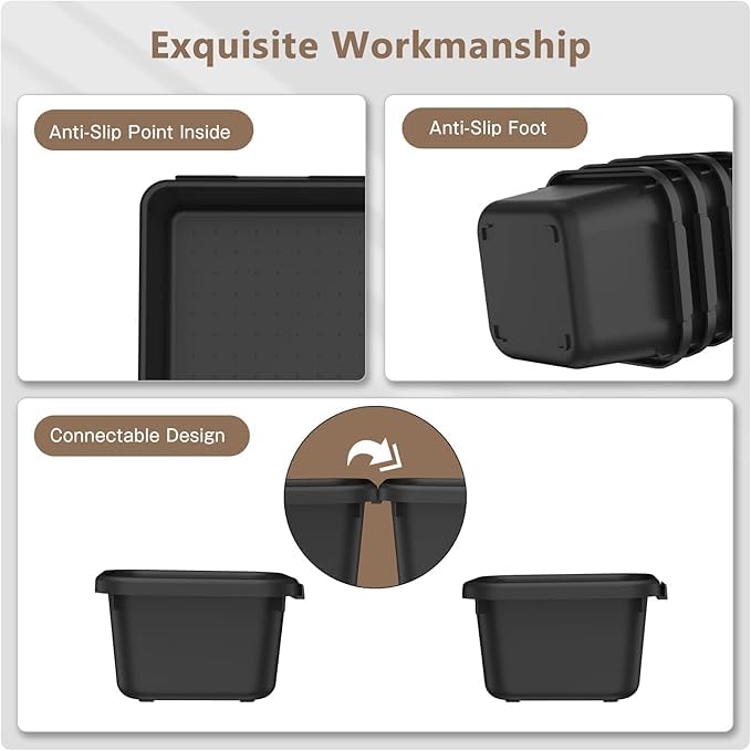 A-LuGei【XX-Large Size【5 Pcs】 Tool Box Organizer Tray Divider【Single Size】 Desk Drawer Organizer Bin, Garage Organization and Storage Toolbox for Rolling Tool Chest Cart Cabinet WorkBench Part Widget - size: 5pcs-XXL Size