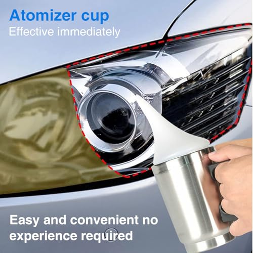100ML Headlight Repair Kit, Automobile Headlight Restoration Kits,Car Headlight Polish Repair Tool, Glass Scratch Repair Headlight Renovation - size: 100ML