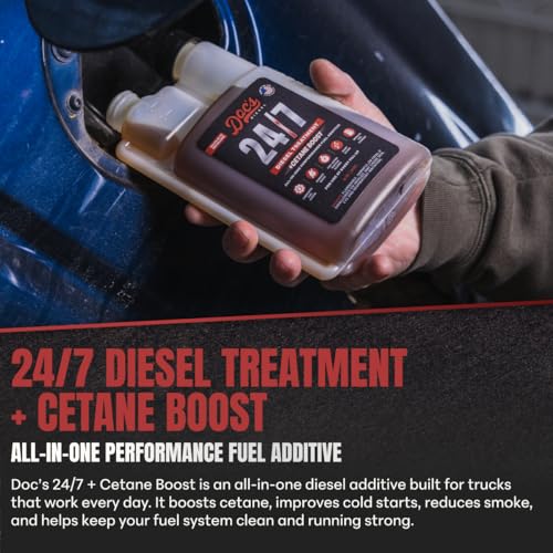 Doc’s Diesel 24/7 Cetane Boost + Interval Diesel Treatment Kit – ULSD Fuel Additive & Injector Cleaner – Cleans Fuel System, Improves MPG (16 oz + 12 oz) - size: 24/7 + IDT