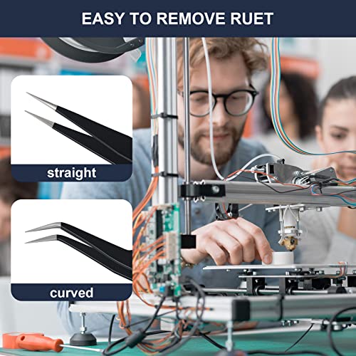 Complete 26-Piece 3D Printer Nozzle Wrench Maintenance Kit: Includes 20 Cleaning Pins with Storage Box, 2 Tweezers, 2 Copper Wire Brushes, 2 L-Shaped Wrench Tools for Optimal 3D Printing Performance - style: 3D printer nozzle cleaning