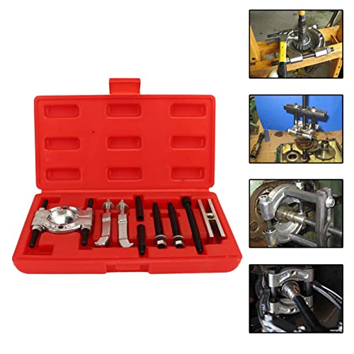 Set of 9 Heavy Duty Steel Bearing Pullers for Car Repair - Universal Fit