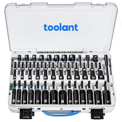 toolant Magnetic Nut Driver Set, 38-Piece | Strengthened magnetic retention, easier screw pickup, impact-driver use, repeated-use fastening, multi-size set - size: 38 Piece