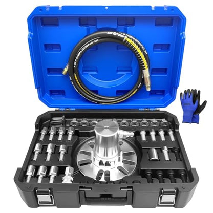 20 Ton Hydraulic Puller Set Half Shaft Removal Tool Wheel HUB Axle Puller Compatible with Land Rover Jaguar BMW VW Porsche Chrysler Buick Volvo Cadillac, etc.