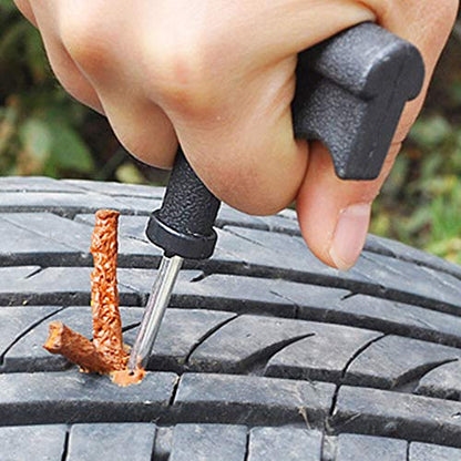 DGZZI Tire Repair Strings Rubber Strip 20PCS Tire Repair Plugs Self Vulcanizing Tire Repair Kit Bacon Strips for Car