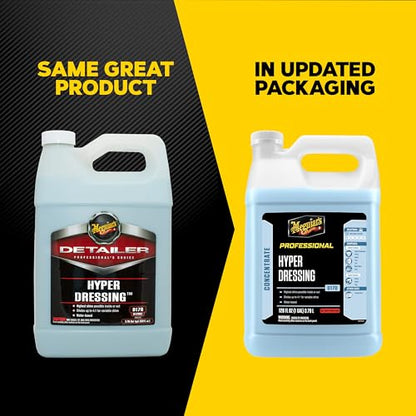 Meguiar's D17001 Hyper Dressing -1 Gallon â€“ Give Your Carâ€™s Trim Pieces the Best Shine & Gloss, Factory,128 Fl Oz (Pack of 1) - size: 128 Fl Oz (Pack of 1)