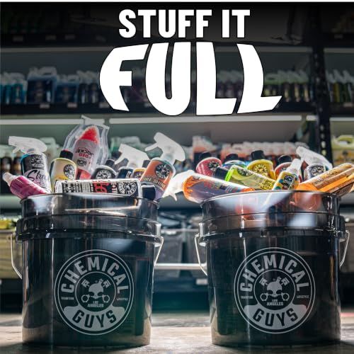 Chemical Guys Heavy Duty Detailing Bucket Smoked Black (4.5 gal)