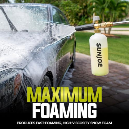 Sun Joe SPX-FCS1G Snow-Foam Pressure Washer Car-Wash Soap, 1 Gallon, Pineapple Scent - style: Pineapple Scent - Snow Foam Cleaner