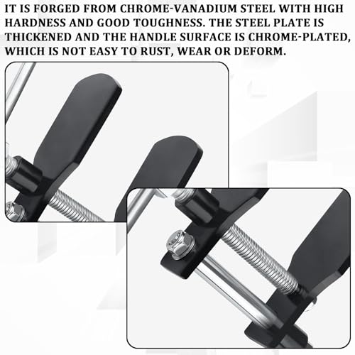 Brake Pad Spreader Tool Brake Caliper Hangers Caliper Compression Tool Heavy Duty Disc Brake Caliper Piston Pad Installation Spreader Tool for Car Truck SUV Motorcycle Universal Accessories