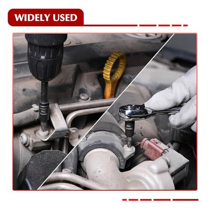 EMENTOL Master Torx Bit Socket and External Torx Socket Set, 1/4" 3/8" 1/2" Drive, 67PCS, T6-T70, TT6-TT70, TP8-TP60, E4-E24, Includes Socket Adapters, Drill Adapters, CR-V Steel - size: 67-piece Torx Bit & E Socket Set and Parts