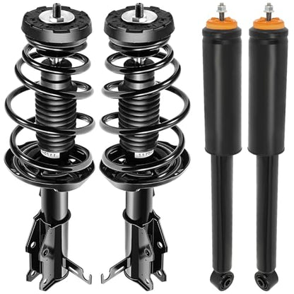 SCITOO - 2Pcs Front Complete Struts Spring Assembly + 2Pcs Rear Shock Absorbers Fits 2010 2011 2012 2013 14 15 for Buick LaCross Full Set Front Rear Complete Struts with 172528 349136 5647 - Set of 4 - size: As Shown