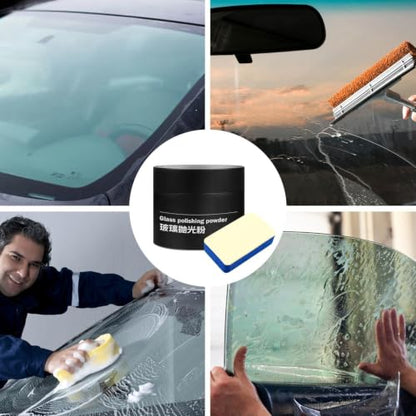 Cerium Oxide, Car Window Scratch Remover Powder Kit | Cerium oxide polishing powder helps clean automotive glass, remove water spots, oil film, and improve glass clarity.