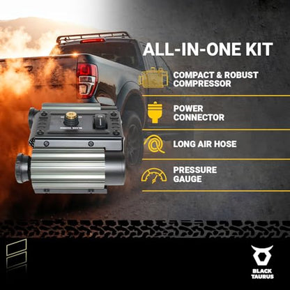 Portable Air Compressor - On‑Board & Offroad Tire Inflator for Cars, Trucks & 4×4 Vehicles – Automatic Pressure Control, High PSI & Dual‑Motor Options (Twin Air Compressor 561) - style: Twin Air Compressor 561