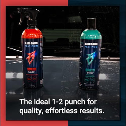 Bling Sauce Speed Sauce, Anti-Static Automotive Quick Detail Spray, 24 oz | Anti-static quick detailer boosts paint, chrome and trim gloss while repelling dust, fingerprints and light dirt - style: Speed Sauce