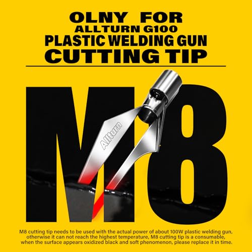 Allturn 2 pcs Plastic Cutting Tip For Plastic Repair | Only for Allturn PWG-100, With Car Bumpers, Kayaks, Canoes - style: 2pcs Cutting Tip
