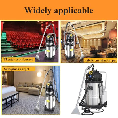 Commercial Carpet Cleaner Machine, Heavy Duty Extractor Vacuum Washing Machine, Portable Wet Dry Vacuum Cleaner for Workshop, Car, Garage, Home 20L, 30L - size: 30L