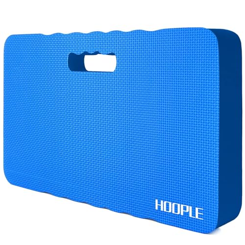 HOOPLE Extra Thick Kneeling Pad, Soft Foam Kneeling Cushion, Waterproof Gardening Knee Pads, Lightweight Knee Mat for Bathing, Workout Supplies, Exercise Yoga, Garden Work Gifts 17.5 x 11x 1 in, Blue - color: Blue, size: 17.5"x11"x1"in