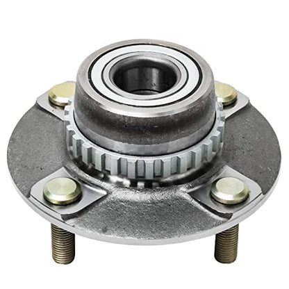 Detroit Axle - Rear 2pc Wheel Bearing Hubs for Hyundai 1995-1996 Accent, 2 Wheel Bearing and Hubs Assembly Replacement - style: 512027 x2/Pair