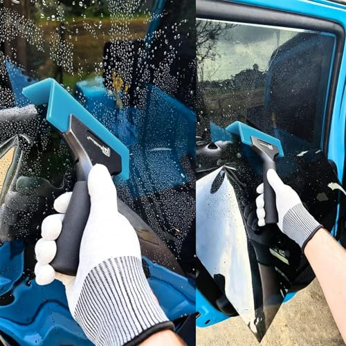 RockRose Elite 6" Cast Aluminum Squeegee – Sturdy, Long-Handle Anti-Slip Grip Precision Blade Change with Allen Wrench Professional Window Tint Application Tool-2 Units - color: 6" Cast Aluminum Handle, size: Pack of 2