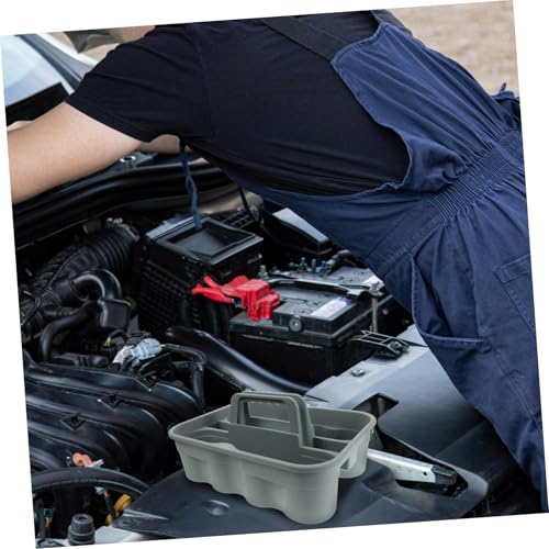 Car Cleaning Tools Holder Plastic Baskets for Organizing Storage Basket Portable Handle