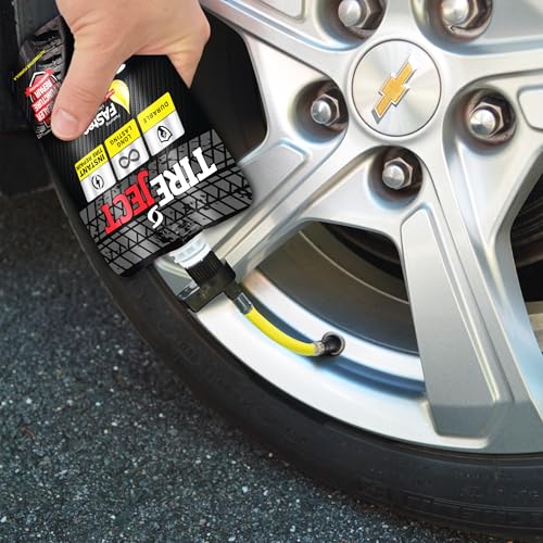 TireJect Automotive Sedan/Crossover/Truck 2-in-1 Tire Sealant & Bead Sealer Kit for tire repair of leaks and punctures - size: Sedan, Crossover, Small Truck
