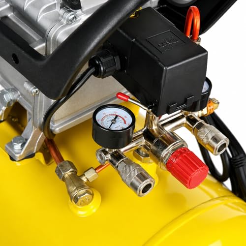 Stark USA 10-Gallon Air Compressor Horizontal Tank 3.5 HP Quiet Air Compressor for Auto Repair, Tire Inflation, Woodwork Nailing, Spray Painting