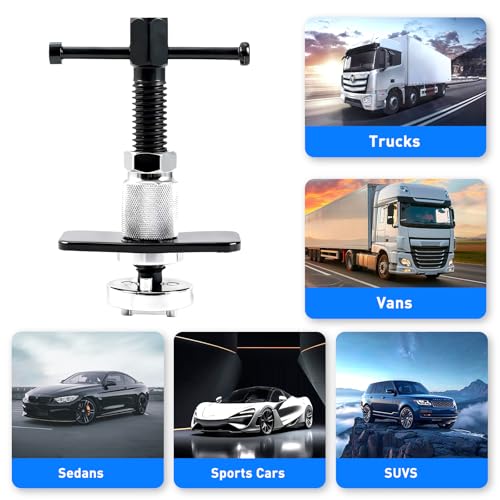 Car Brake Caliper Tool, Brake Caliper Piston Rewind Tools, Heavy-Duty Brake Suitable for Cars and Trucks, Compress Internal Brake Pads and Reset Pistons