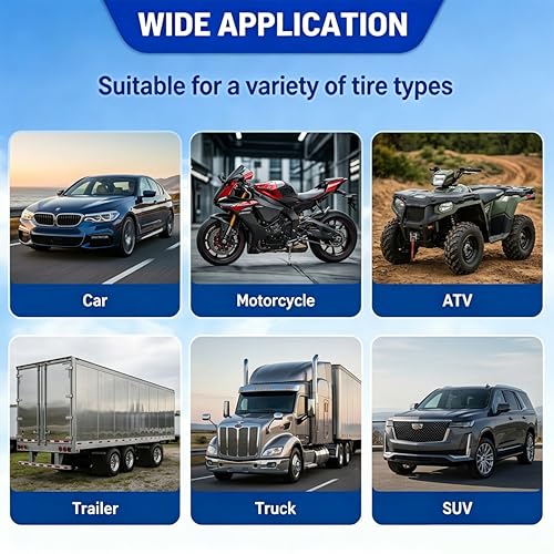 Radial Tire Patch, 1.77" x 1.77" (45x45mm) 36 pcs, Extra Large Heavy Duty Round Patches, Repair Kit for Truck, Car, Tractor Inner Tires, Black with Blue Poly Backing - size: 1.77" x 1.77" 36pcs
