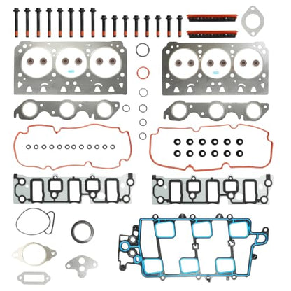 3.8 HS9917PT-4 L26 Full Gasket Set with Bolt For GM Buick 2006-2009 | Fit For GM 3800 Series III Buick Allure Lacrosse Lucerne Pontiac Grand Prix 3.8L V6 OE#HS9917PT-4 ES74033 - color: For GM 3.8L 2006-2009