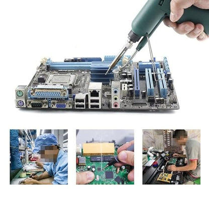 Soldering Iron Kit - Auto Feed Solder Welding Pen | 80W Rapid Heating Soldering Iron with Overheat Protection for Jewelry Making Electronics Repair Model Building