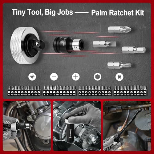 3/4" Impact Socket Set, 22PCS 6-Point SAE (3/4" to 2"), Cr-Mo, with Adapters, Quick Release Ratchet, Extension Bar & Storage Case (92-Piece 3/8" Drive Impact Socket Set SAE) - size: 92-Piece 3/8" Drive Impact Socket Set SAE