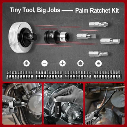 3/4" Impact Socket Set, 22PCS 6-Point SAE (3/4" to 2"), Cr-Mo, with Adapters, Quick Release Ratchet, Extension Bar & Storage Case (92-Piece 3/8" Drive Impact Socket Set SAE) - size: 92-Piece 3/8" Drive Impact Socket Set SAE