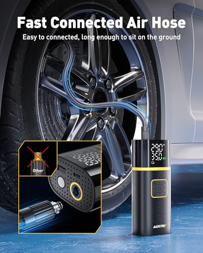 AUXITO Tire Inflator Portable Air Compressor - size: 5200mAh AS1