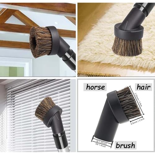 9 Pcs Universal Shop Vac Accessories Kit 1 1/4 inch & 1 3/8 inch Shop Vac Attachments with Wet Dry Plastic Vacuum Hose Adapter Extension tube for Vacuum Cleaners Accessories