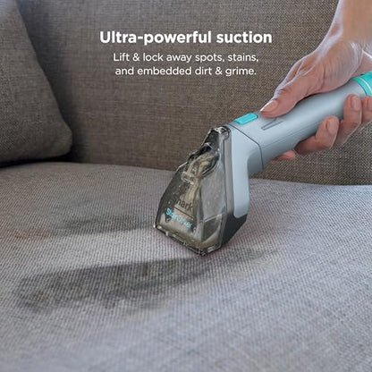 Shark Stain Striker, Portable Carpet, Upholstery and Area Rug Cleaner, 4 Tools, Full Size Solutions, Stain and Odor Remover, Blue, PX202BRN - style: StainStriker + 4 Tools + XL Cleaning Solutions