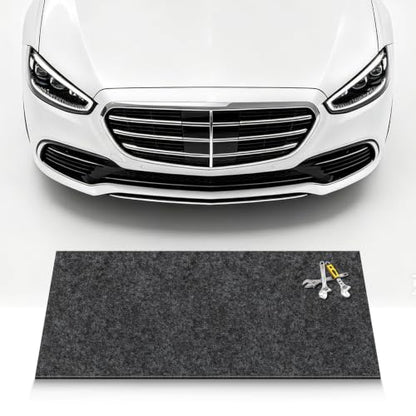 36 x 60 Inch Oil Spill Mat | Absorbent Oil Pad for Car Oil Leaks, Anti-Slip Rubber Garage Floor Mat