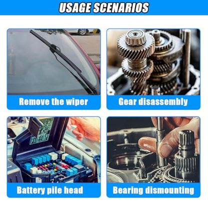 Car Wiper Arm Removal Tool, Steel Windshield Wiper Arm Puller with Adjustable Knob, Universal Automotive Quick Disassembly Hand Tool Accessories for Car SUV Truck (1PC) - size: 1PC