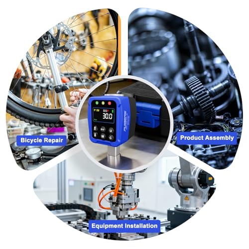 Digital Torque Adapter 1/2" Drive 1.1-22 Ft-lb/1.5-30 Nm, Digital Torque Wrench Converter with LCD Display ±1% Accuracy, for Bike & Motorcycle Maintenance DIY - size: 1/2" 1.1-22 FT.LB Digital Torque Adapter