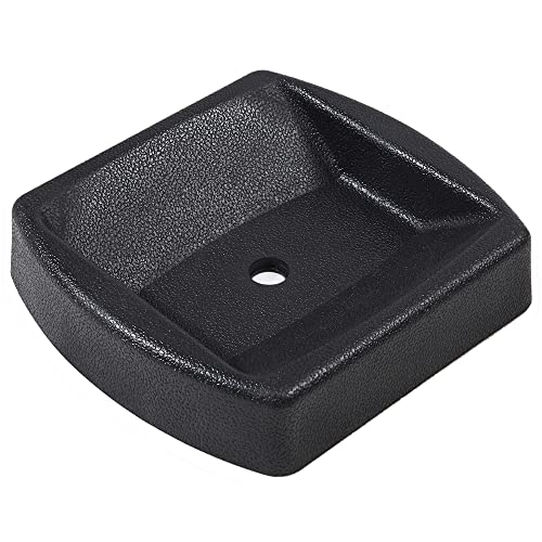 LEORAY Jack Wheel Chock, Reinforced Rubber Jack Caster Wheel Dock for Caravans and Trailers (Dual Wheel) - size: Dual Wheel