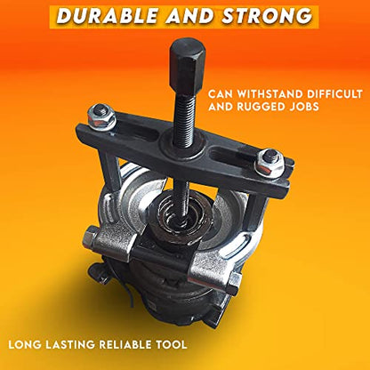 Bearing Separator or Gear Puller, Universal Bearing Puller Tool or Pullers for Mechanics Heavy-Duty Pilot Bearing Removal Tool Large Bearing Puller Splitter (75-105mm)