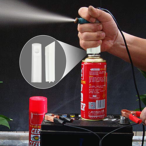 ALLOSUN Universal Auto Car Fuel Injector Nozzle Flush Cleaner Adapter DIY Cleaning Tool Kit Set (Adapter) - color: Nozzle Adapter