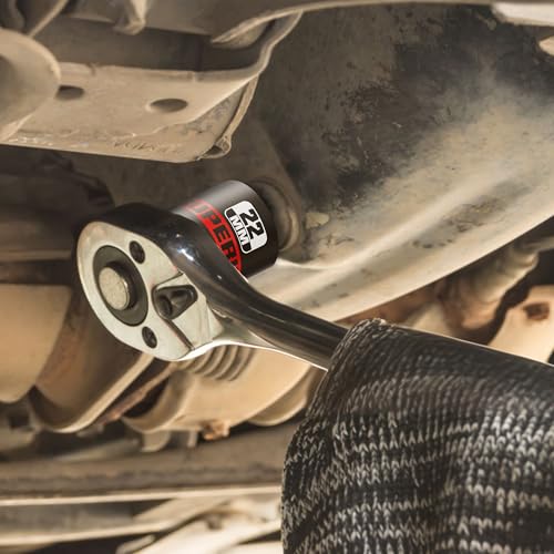 50 Piece 3/8" Drive Impact Socket Set, SAE (5/16"-3/4") and Metric (7 mm-19 mm), Deep & Shallow Sockets with Extension Bars, Adapters, Automotive Repair & Industrial Maintenance - size: 3/8" Metric & SAE