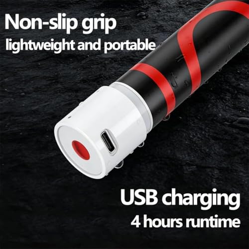 Flexible LED Flashlight Stick, 27" Bendable LED Work Light with High Lumen & 3 Brightness Modes, Rechargeable Inspection Light for Mechanics, Car Repair & Narrow Tight Spaces (1Pcs) - color: 1Pcs