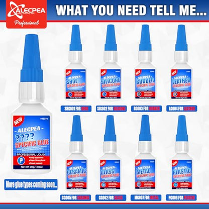 ALECPEA 30g Professional Silicone Glue - High-Flexibility Instant Adhesive for Silicone-to-Silicone Bonding - Waterproof Clear Glue for Silicone Rubber, TPE, TPU Repairs - Sets in 15 Seconds - size: 30g/1Pack, style: Silicone Glue